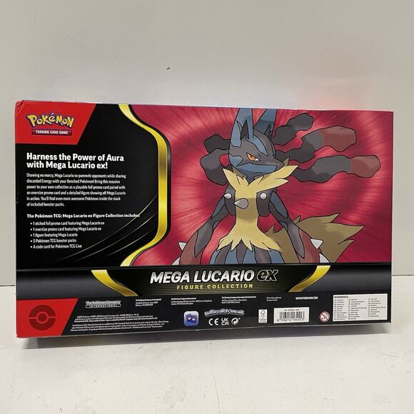 Pokemon TCG Mega Lucario ex Premium Figure Collection Box Factory Sealed NEW - Picture 5 of 6